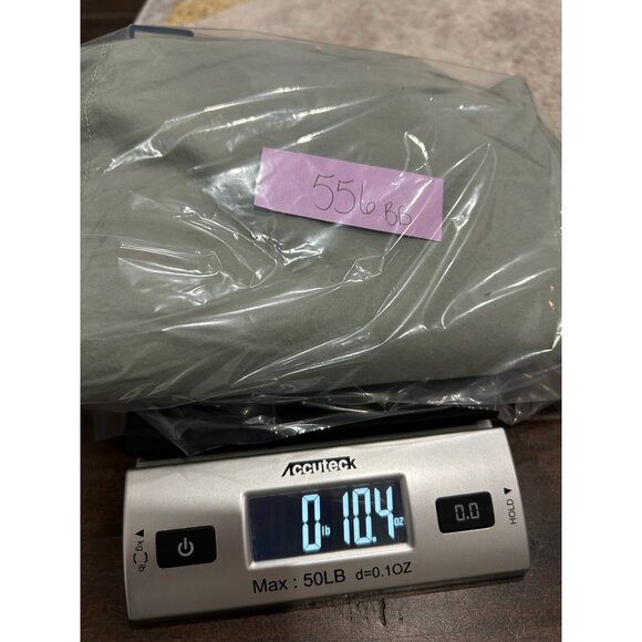 Dockers Womens Khaki Green Cotton Skirt With Buttoned Back Pockets Sz 18 - Picture 10 of 10